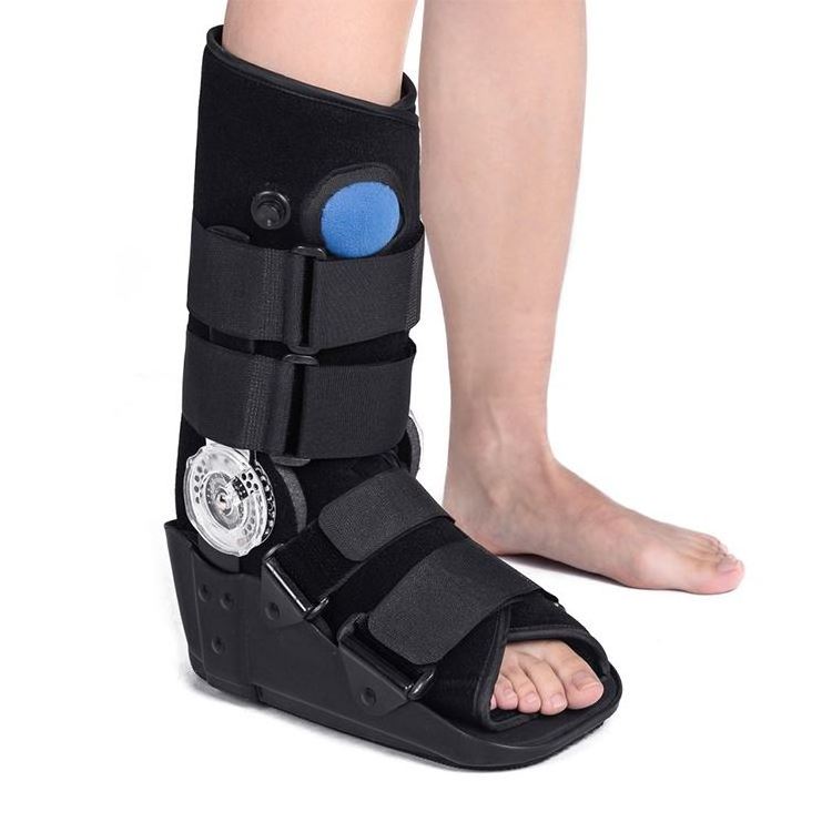 Orthopedic Walker Brace Adjustable ROM Hinged Air Cushion Ankle Standard Walker Boot