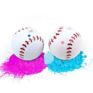 Allinthree Factory Wholesale Gender Reveal Baseball Blue Pink Baby Shower Powder Smoke Bombs Decoration