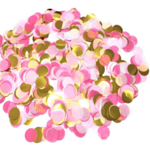 Allinthree Factory 15mm Festival Wedding Party Decoration  Pink Paper Confetti Wedding mix Gold Confetti