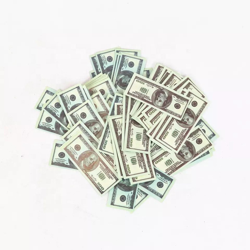 Allinthree Supplier Printed US Dollar Paper Confetti  for Party Birthday Wedding