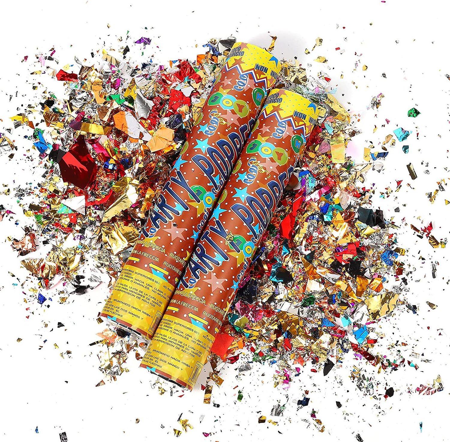 Allinthree Factory Sale Compressed Air Twist Party Confetti Cannon Popper Confetti Shooter