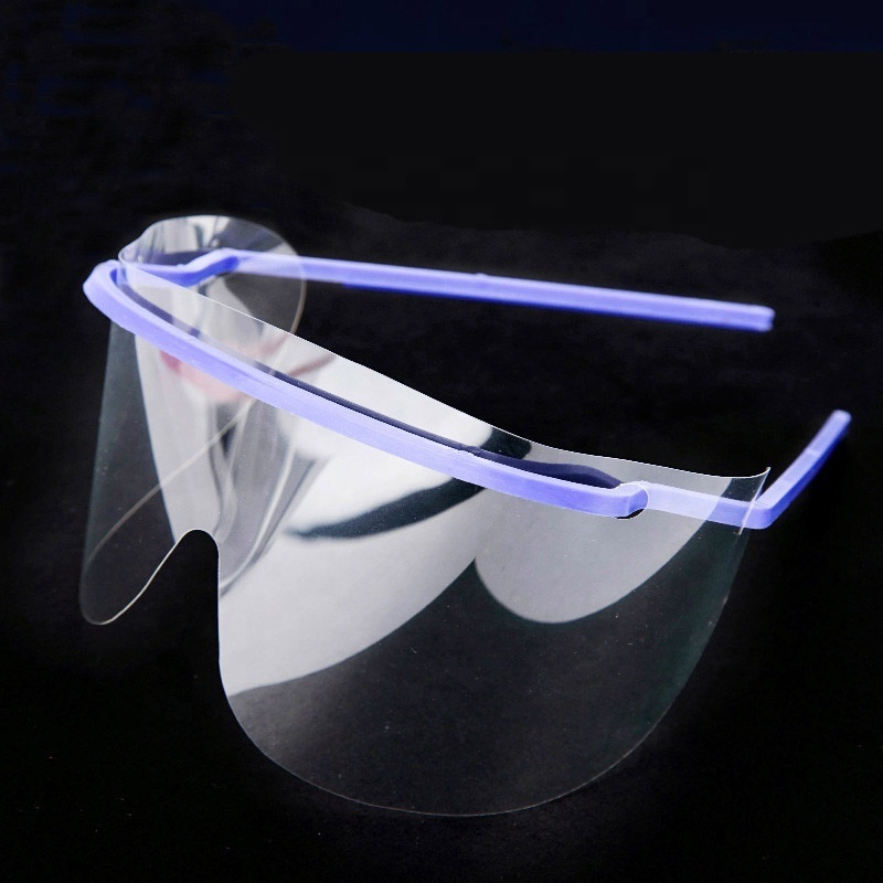 Anti-fog disposable dental eye shield with frame