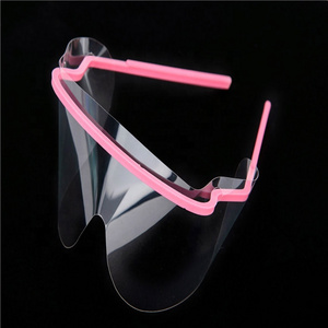 Anti-fog disposable dental eye shield with frame