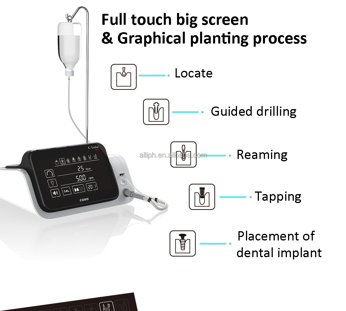 Dental implant motor C sailor Pro implantation System urgical brushless dental implant motor