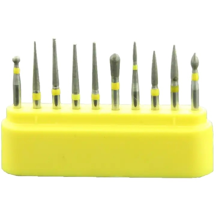 Dental diamond Polishing FG Burs Ceramics Composite Polishing kits