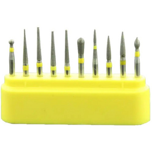 Dental diamond Polishing FG Burs Ceramics Composite Polishing kits