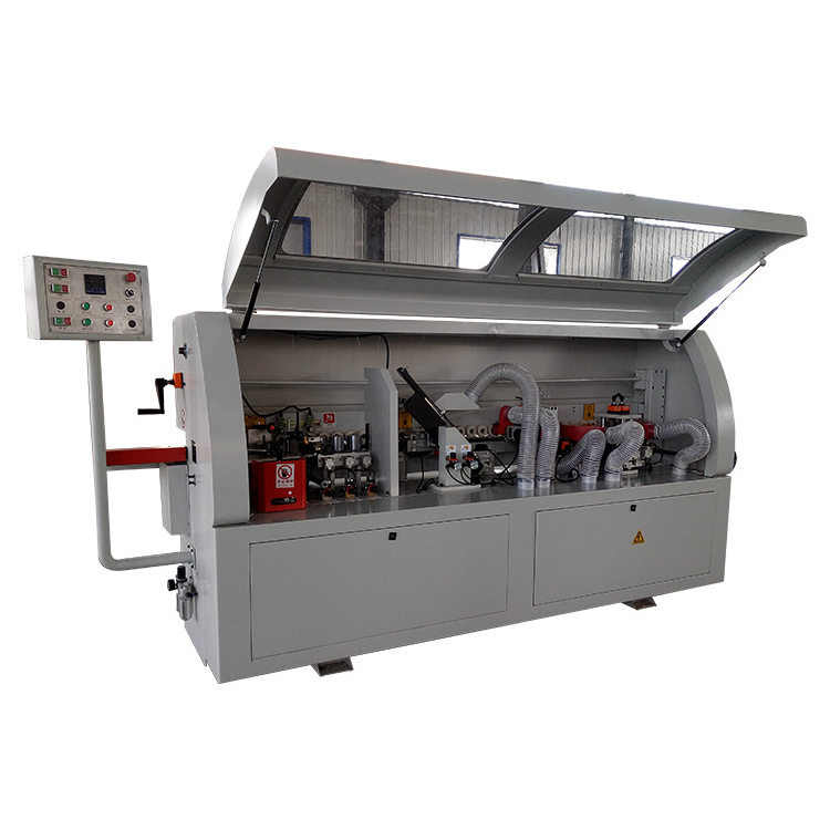 Portable Plywood woodworking machine acrylic straight cabinet Automatic edge banding and trimming Machine