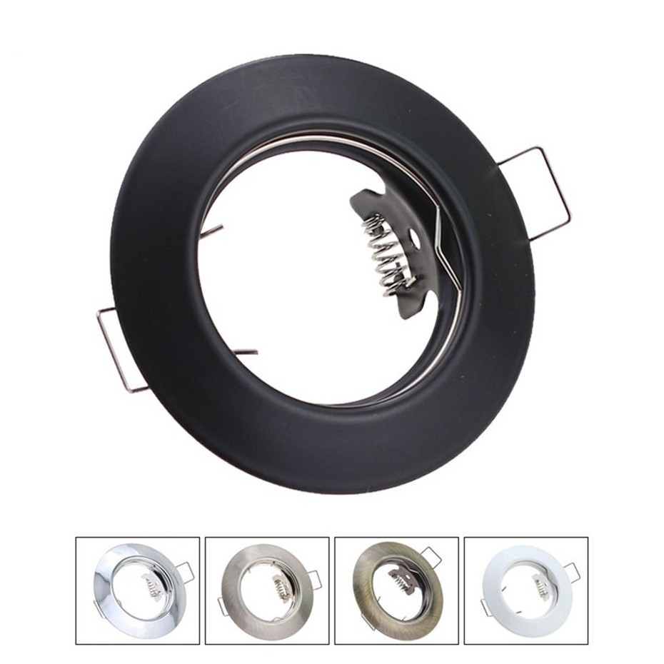 Hot Sale LED Downlight Frame Recessed Spot Light Halogen Lamp LED Base GU10 Ceiling Spot Light Fitting MR16 Fixture