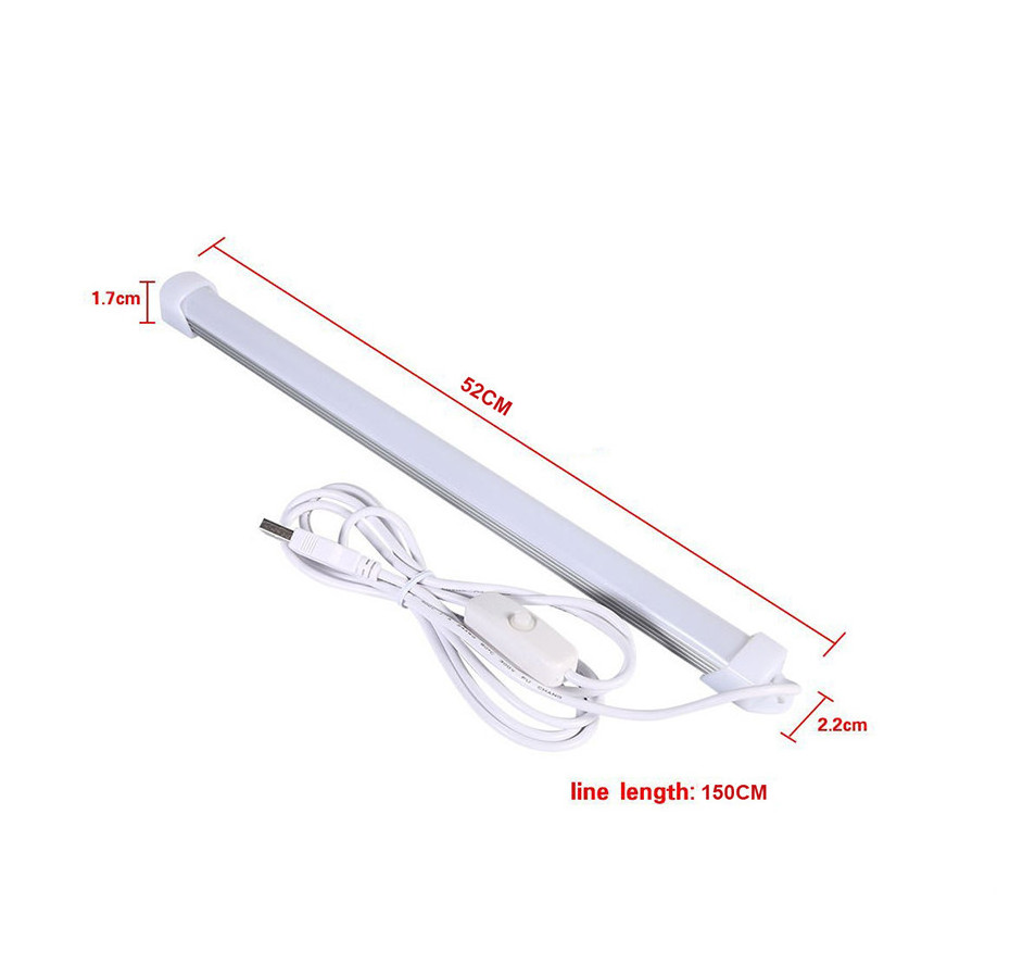 5V USB LED Book Light Bar Eye-care LED Desk Reading Lamp 3W/5W LED Under Cabinet Closet Lighting Dimmable LED Night Light