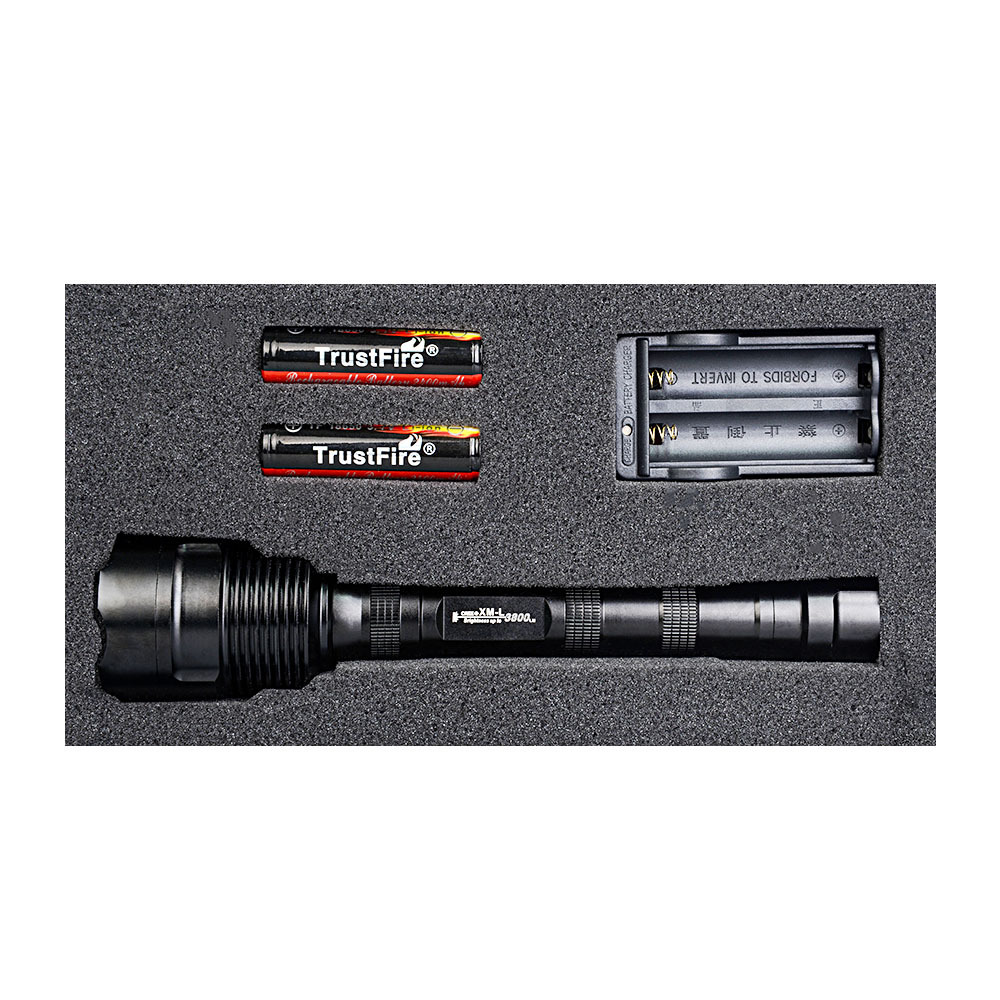 Trustfire 3L2 3800 lumens flashlight 3X * XM-L2 5Mode LED Flashlight Torch Lamp can use 2x 18650 / 3x 18650 torch lamp