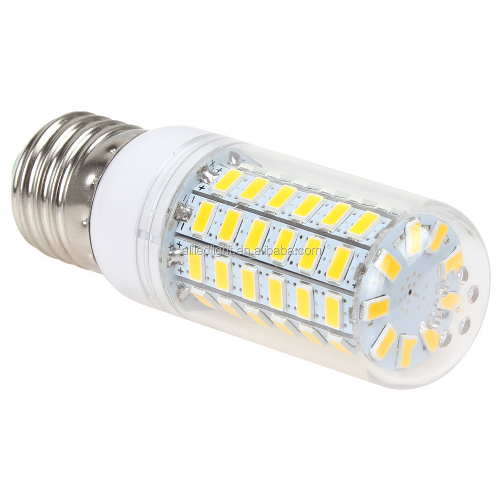 Full NEW LED lamp E27  SMD 5730 Corn Bulb 220V Chandelier LEDs Candle light Spotlight