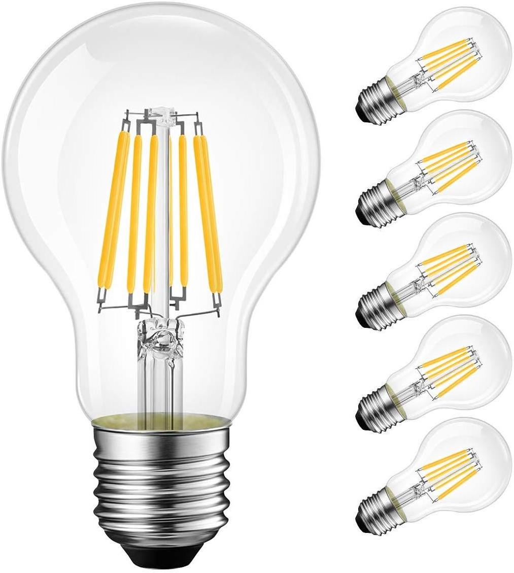 E27 4W 6W 8W Retro Edison Filament cob led Light Lamp Candle Flame Bulb AC 220V