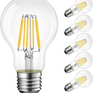 E27 4W 6W 8W Retro Edison Filament cob led Light Lamp Candle Flame Bulb AC 220V