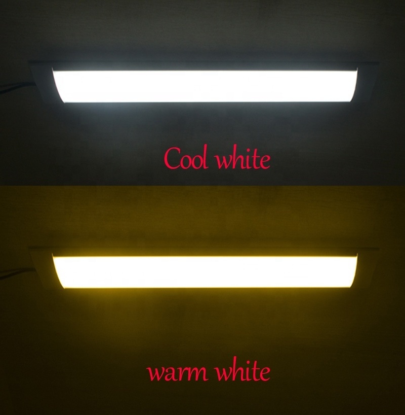 LED Batten Purification Light  18W 27W 36W Tube Fixture Ceiling Lamp for Office Living Room Bathroom Kitchen Garage Warehouse