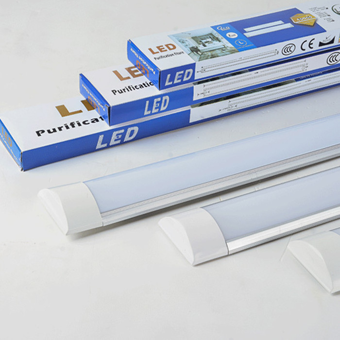 Led fluorescent lamp tube Light Led Fluorescent Lamp Clean Purification Tube Light 4ft 36W 1200mm Flat Batten Fixture High Lumen