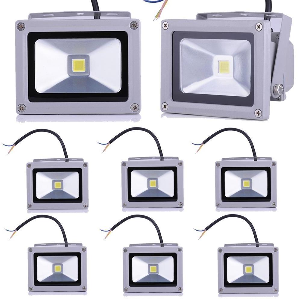 Led Floodlight 10W  Outdoor Spotlight Flood Light A85-265V Waterproof IP65 Professional Lighting Lamp