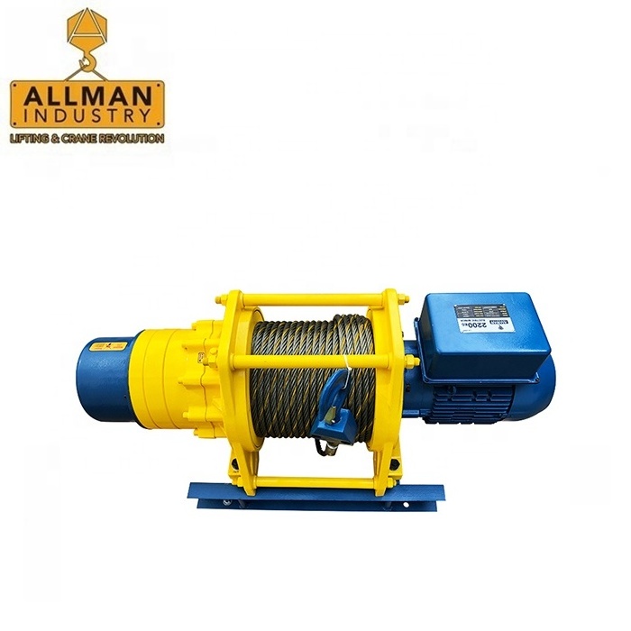 500kg CE Aooroved Heavy Duty 110V/220V/380V Electric Rope Winch