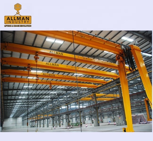 ALLMAN high quality 3 ton Single Girder Overhead Crane