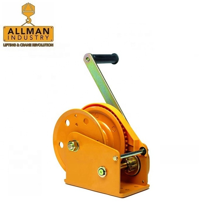 Allman  3 ton Hand Winch Cable Winches with automatic brake