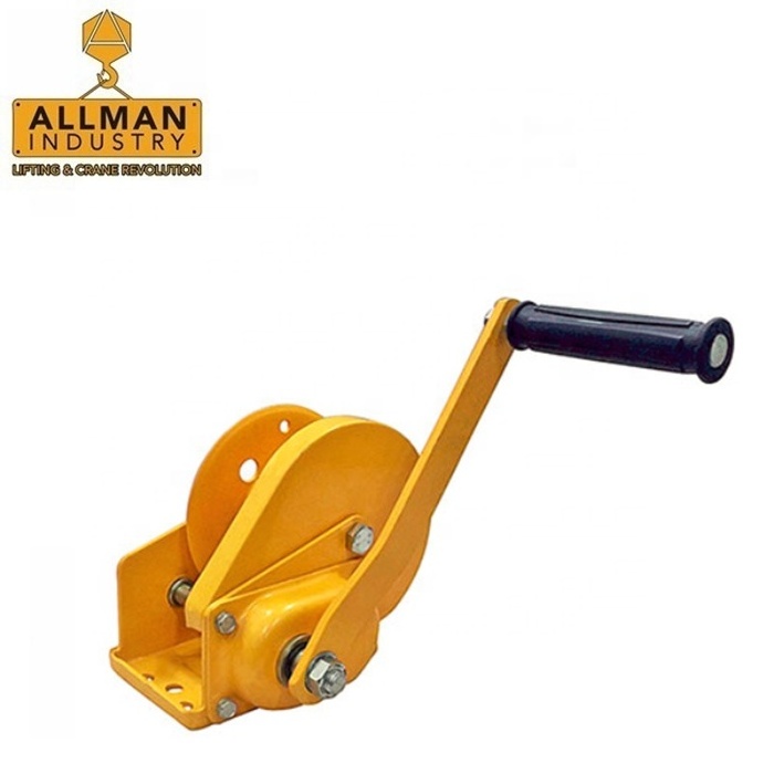 Allman  3 ton Hand Winch Cable Winches with automatic brake