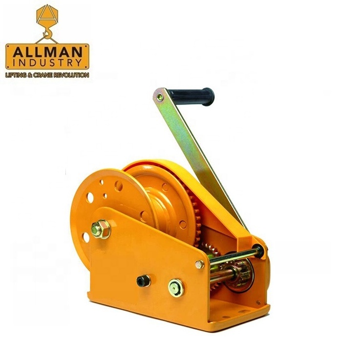 Allman  3 ton Hand Winch Cable Winches with automatic brake