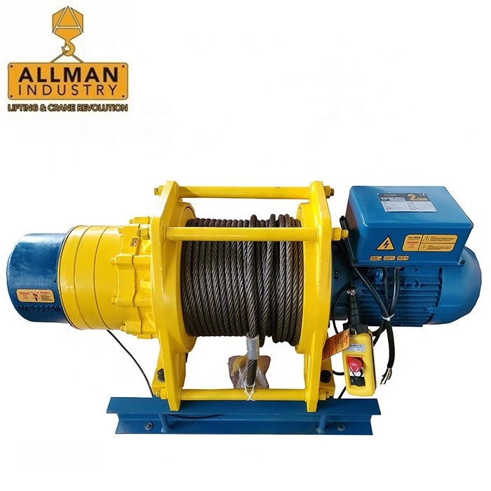 500kg CE Aooroved Heavy Duty 110V/220V/380V Electric Rope Winch