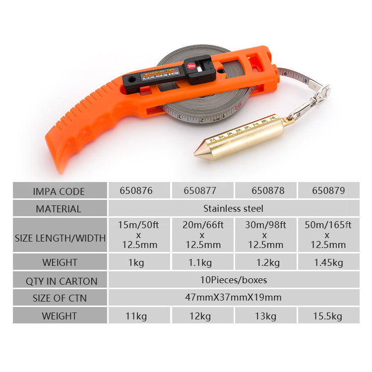 Metric and Inch Oil Gauge Tape Measures