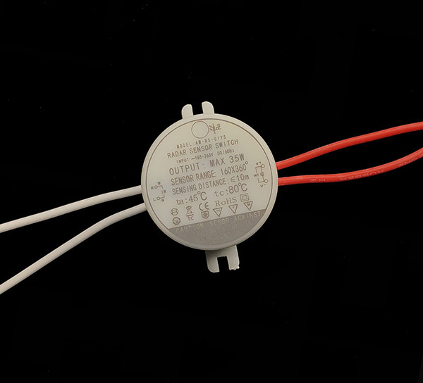 Hot Sale 35W 185-265VAC Corridor Intelligent Automatic On/Off Radar Sensor Switch for LED Lamps Control