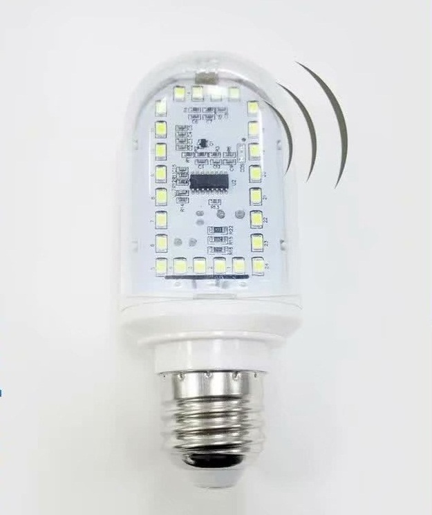 G24 E27 5W microwave motion sensor led corn bulb with sensor for retrofit lighting project