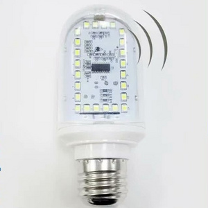 G24 E27 5W microwave motion sensor led corn bulb with sensor for retrofit lighting project