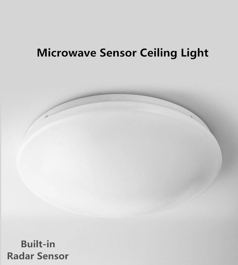 12W Indoor Microwave motion sensor LED Ceiling light for Hallway Corridor Stairs Closet Depot Toilet