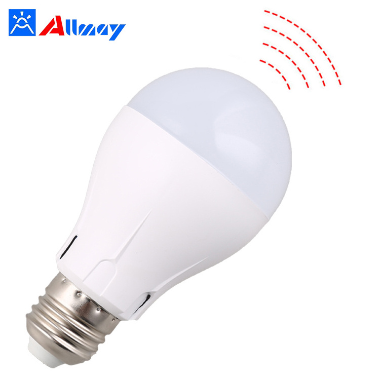 Zhongshan E27 Microwave Radar Induction Smart Grow Lighting Led Motion Sensor Lamp Light Bulb