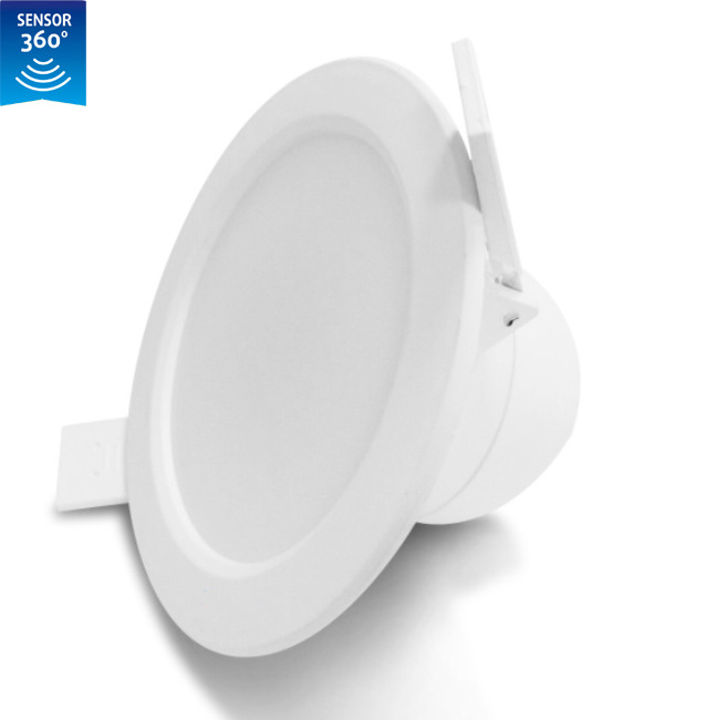 Auto on off Recessed microwave sensor led Down light for passage way corridor garage toilet lighting