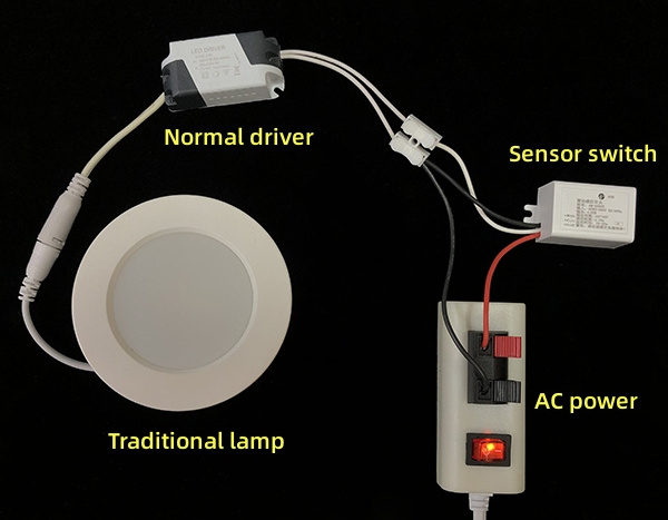 New Automatic AC220V 120V Human presence Microwave Motion detection light sensor switch with radar sensor