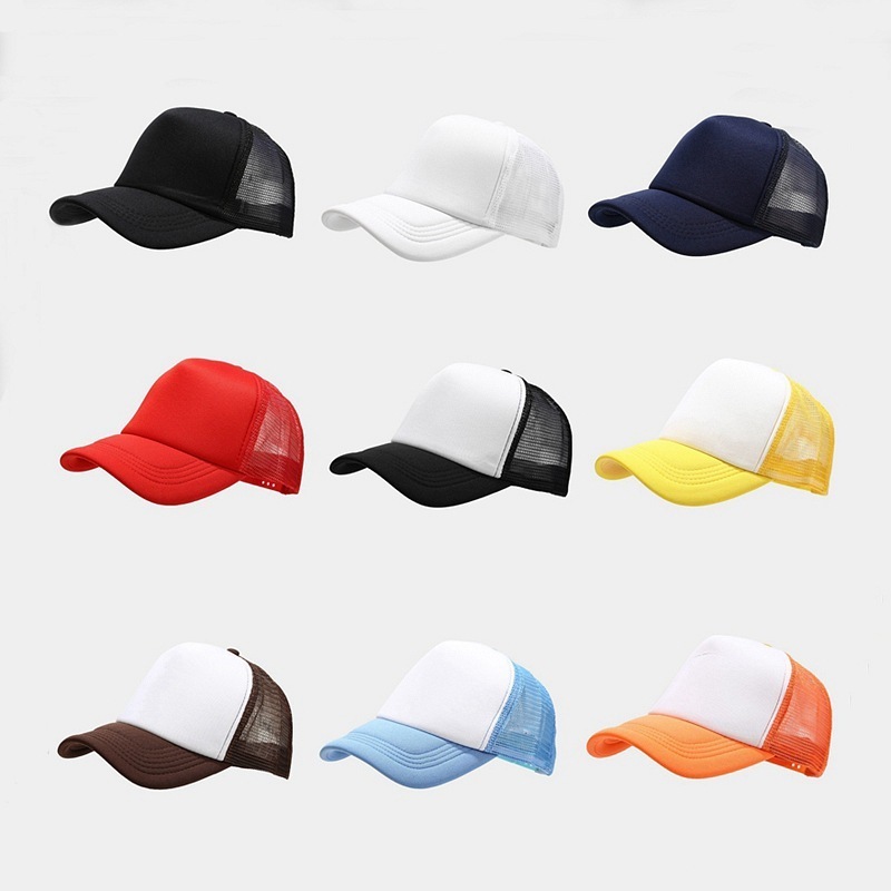 High Quality OEM Logo Classic Unisex Truck Cap cheap blank plain custom Casual Cap Trucker Hat