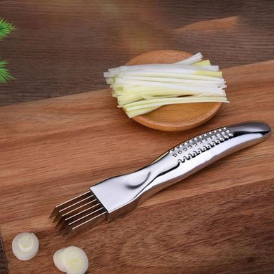 Creative Multi-Function Vegetable Cutter Shred Scallion Cutter Knife Stainless Steel Scallion Cutter