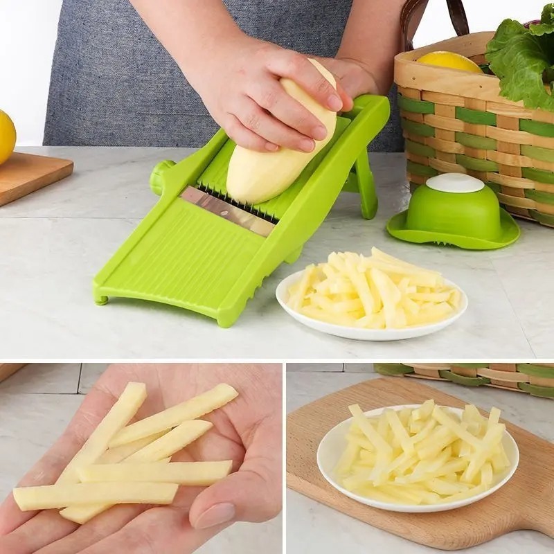 Household Multi-Function Cutter Creative Kitchen Shredding And Slicing Tool Adjustable Vegetable Slicer