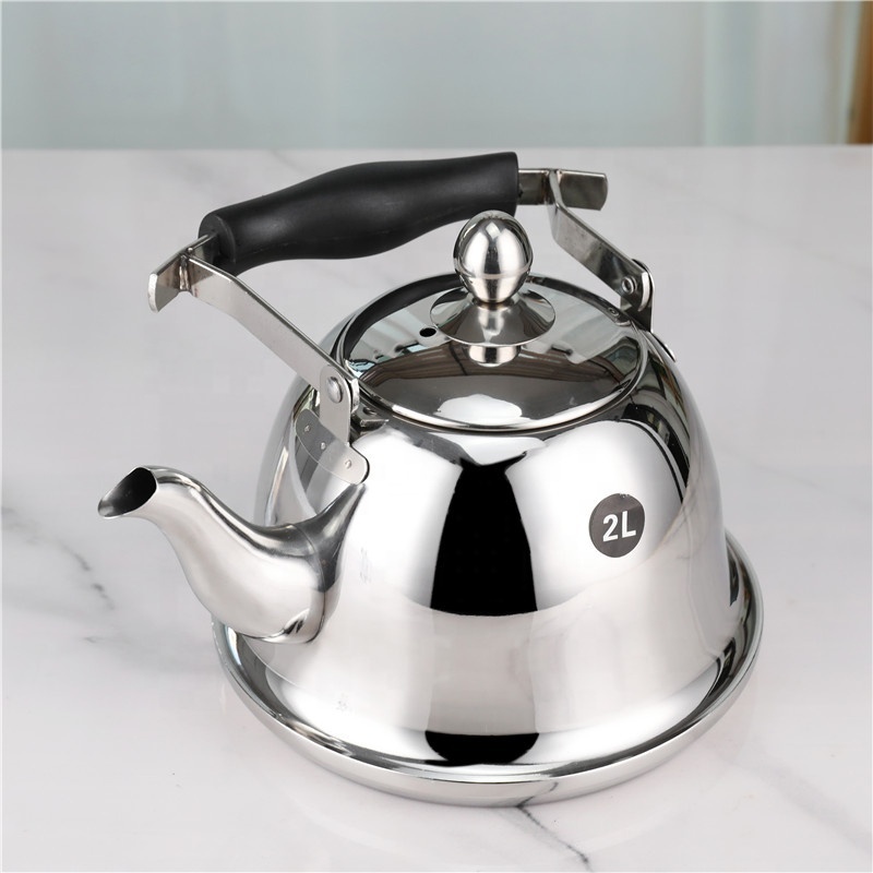 Rose gold tea coffee kettle stainless steel teapot kettle with strainer