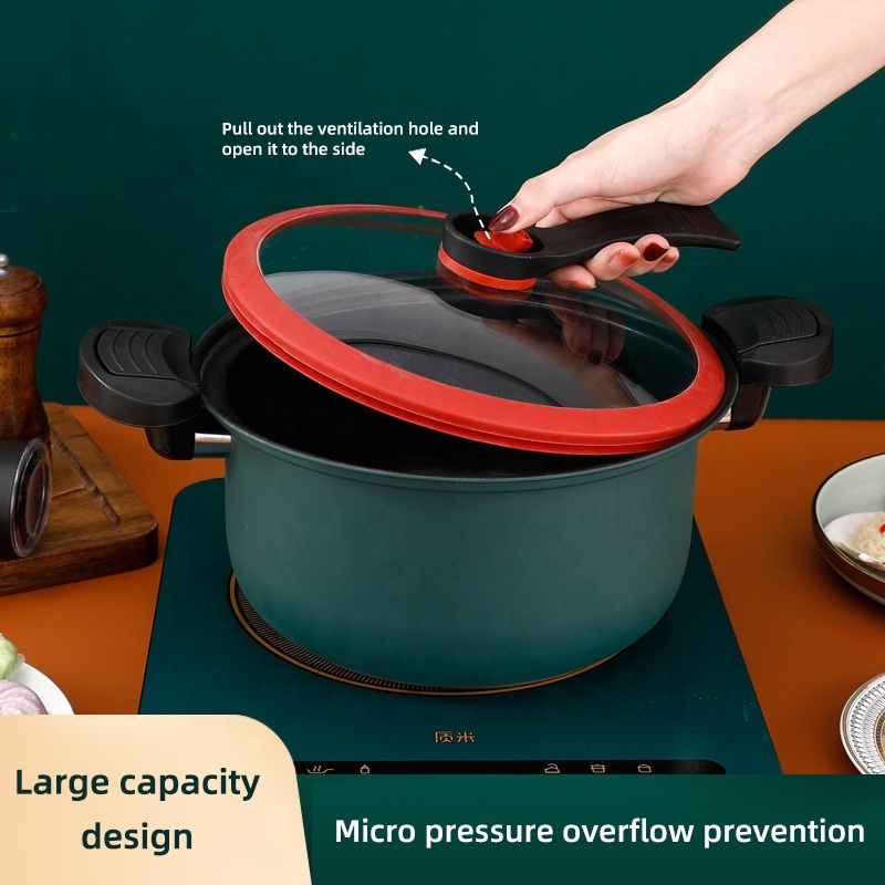 Manufacturer Direct Selling Micro Pressure Cooker Home Stew Low Pressure Non Stick Cooker Induction Pressure Cooker