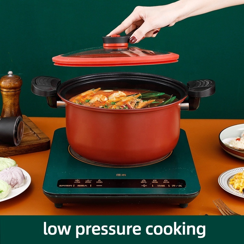 Manufacturer Direct Selling Micro Pressure Cooker Home Stew Low Pressure Non Stick Cooker Induction Pressure Cooker