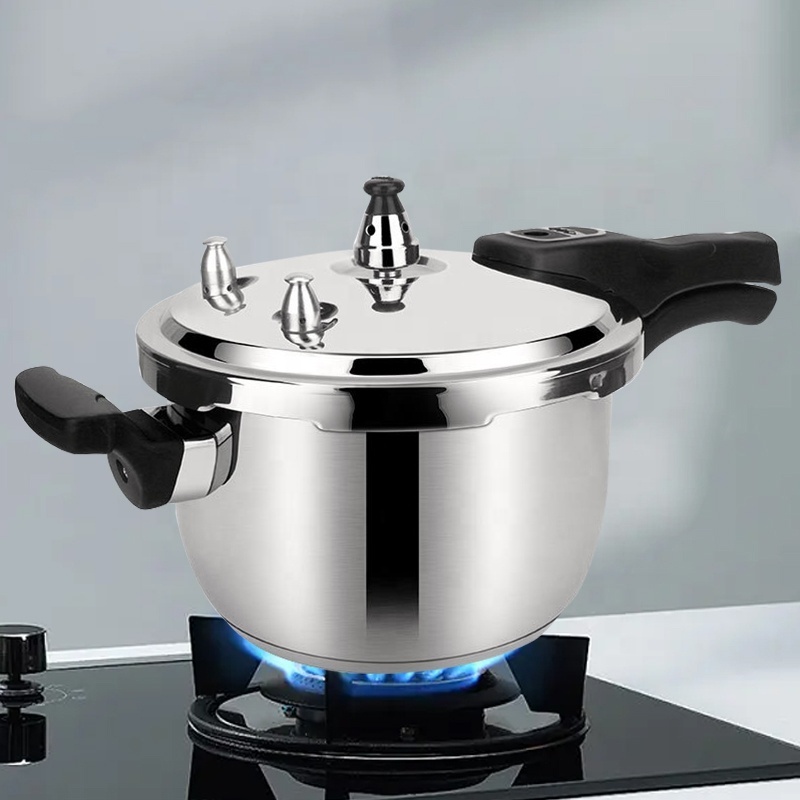 Hot Sell Energy Saving Gas And Induction Cooker Polished Pot Eco-friendly Stainless Steel Pressure Cooker