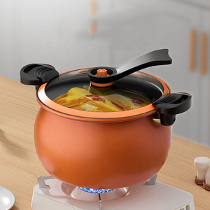 Multifunction 28cm Non-stick Pressure Cookers Cooking Pot Soup Pot Cast Iron Micro Pressure Cookers