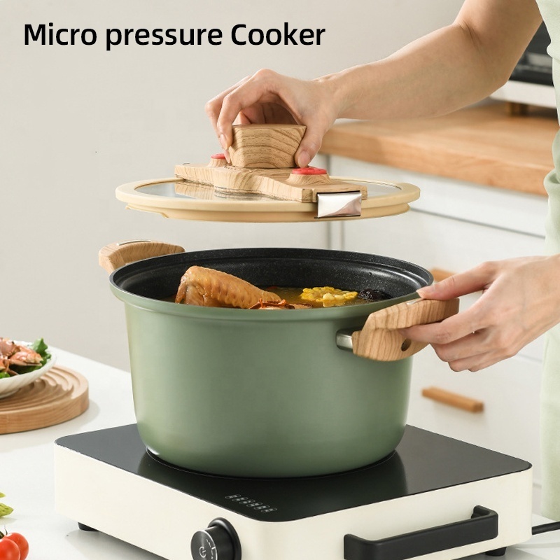 Hot Sale Cookware Cooking Pot Pressure Cooker Kitchen Nonstick Aluminum Micro Pressure Cookers