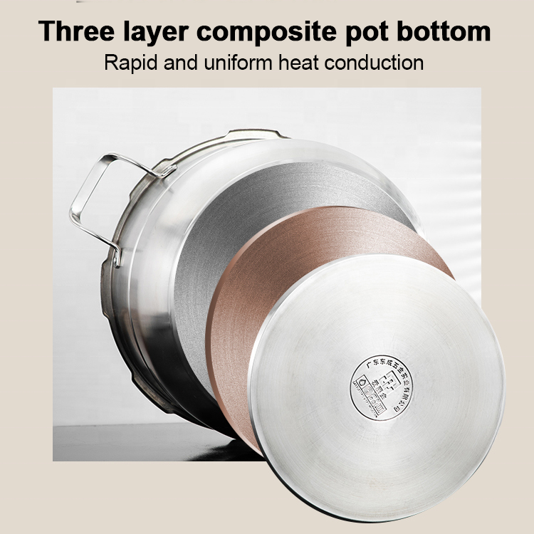 Wholesale Energy Saving Gas Induction Pot Cooker Cookware Soup Pot Stainless Steel Cocotte Minute High Pressure Cooker