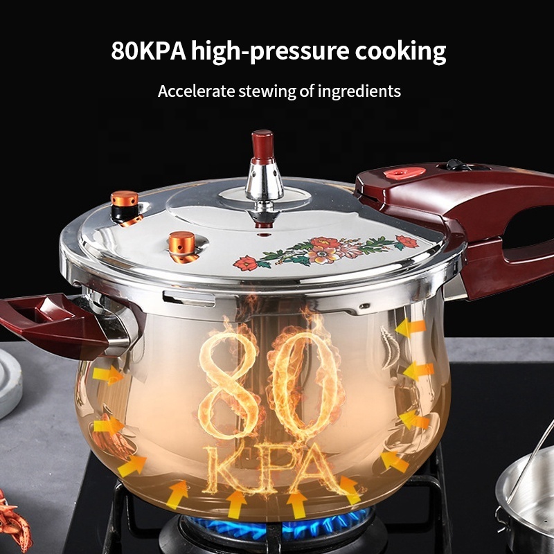 Hot Sale Energy Saving Kitchen Triple Layer Composite Pot Bottom Soup Pot Thickened Stainless Steel Pressure Cooker