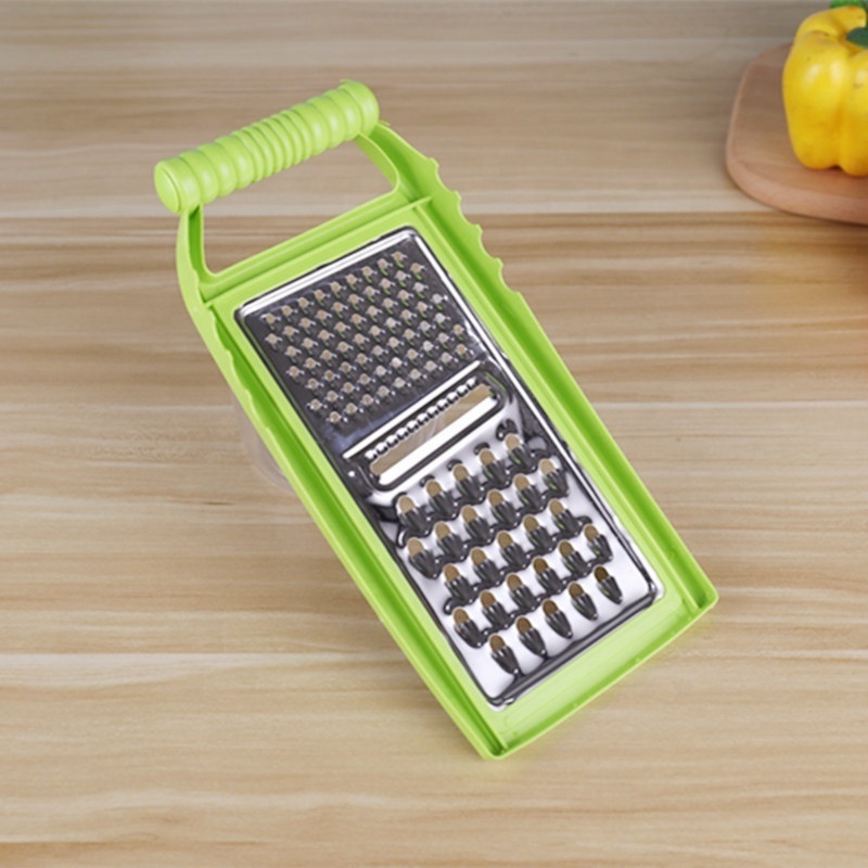 Colorful Multifunctional Vegetable Grater Slicer Julienne Peeler Stainless Steel Potato Fruit Peeler With Plastic Handle