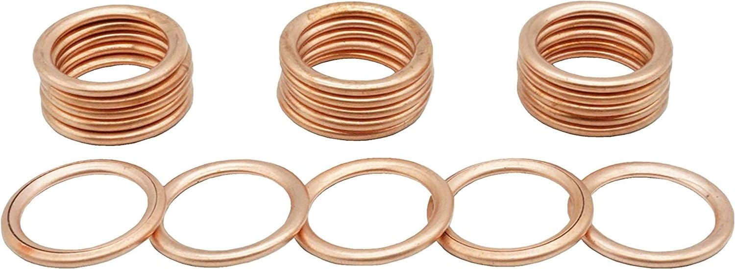 N138451 N138452 11026-00QAB 7903062003 11137546275 7703062062 Oil Drain Plug Gasket Copper Crush Washer gasket M16 Replace