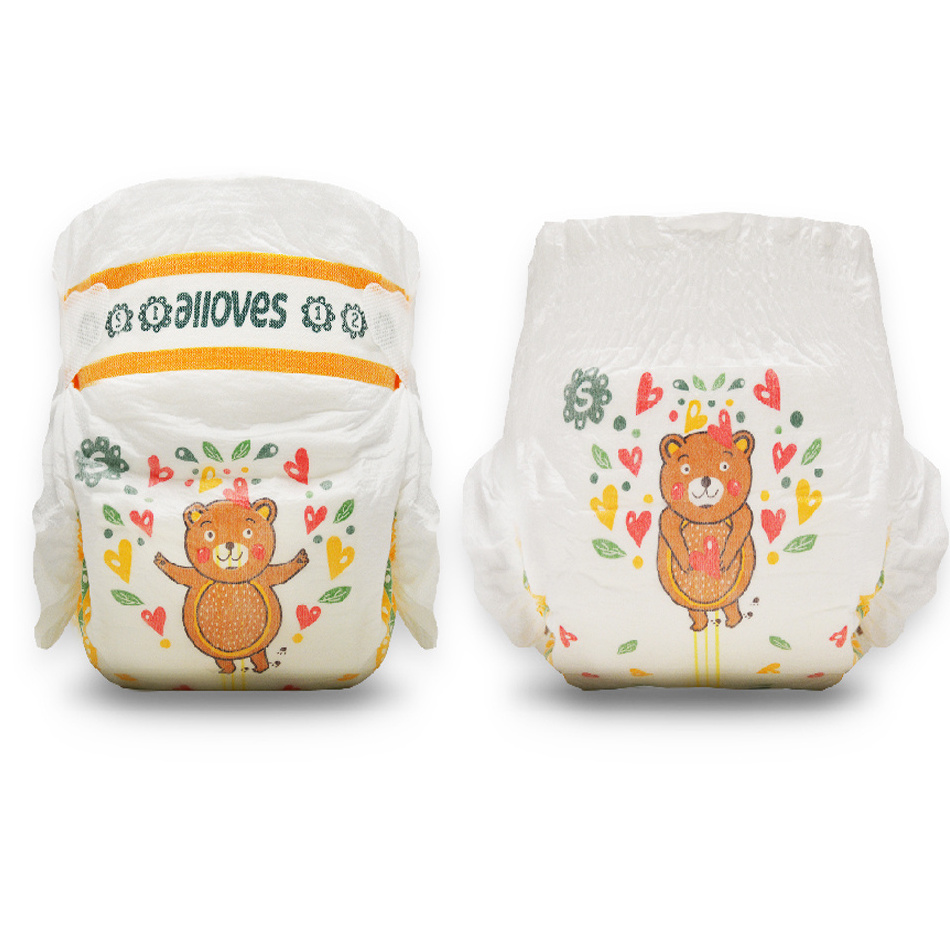 High Quality Disposable Diapers Soft Breathable Absorption for Babies Wholesale Baby Nappies Manufacturing Couches Babe