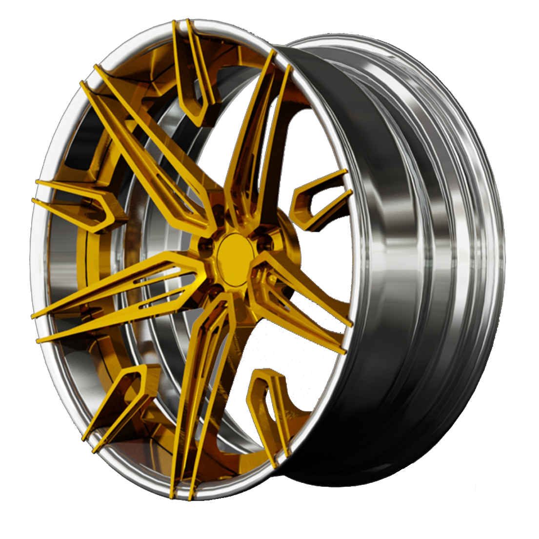 Customized 1 piece 2 piece super deep concave 17/18/19/20/21/22/24/26 5*112 5*114.3 forged alloy wheel  car rim