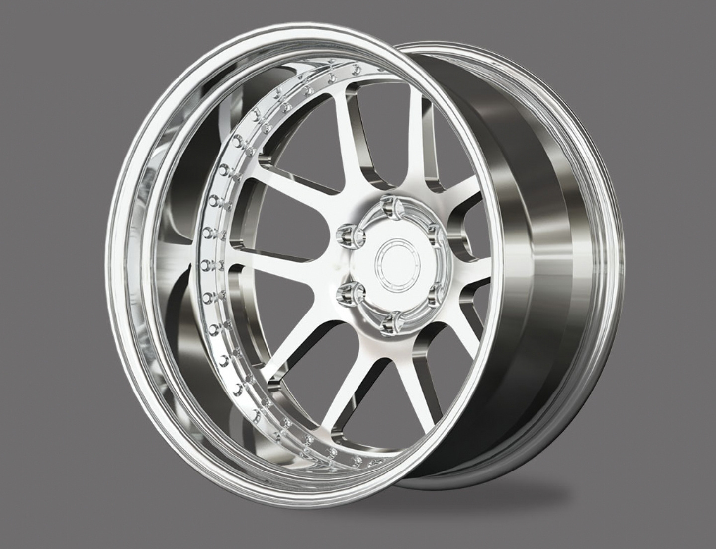 Customized 1 piece 2 piece super deep concave 17/18/19/20/21/22/24/26 5*112 5*114.3 forged alloy wheel  car rim